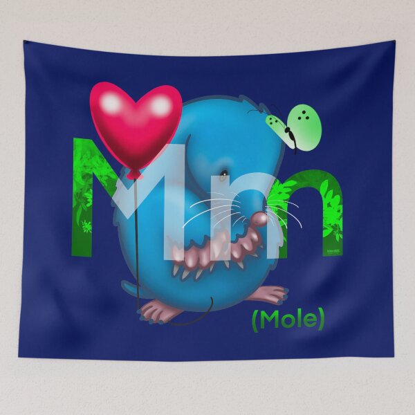 Item preview, Weird Animals A-Z Mole designed and sold by MetroInk.