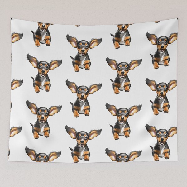 Item preview, Dachshund Jumping designed and sold by quoting.