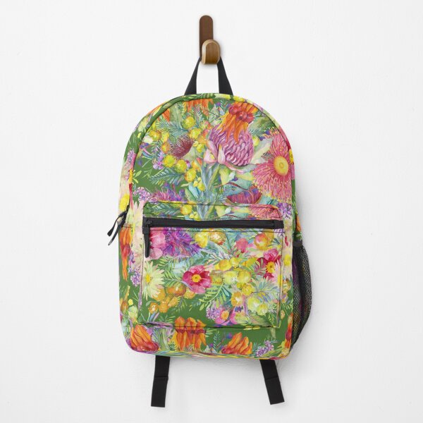 Item preview, Australian Wildflowers Summer Green designed and sold by Sketchbook Designs.