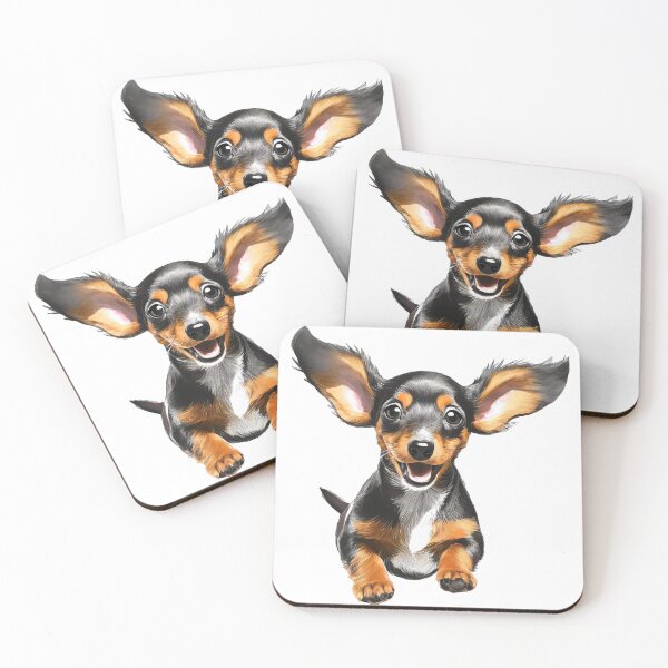 Item preview, Dachshund Jumping designed and sold by quoting.