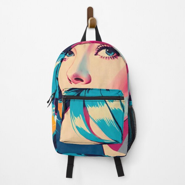 Item preview, Radiant Splendor: Vibrant and Colorful Portrait of a Gorgeous Woman designed and sold by GrizzlyCollective.