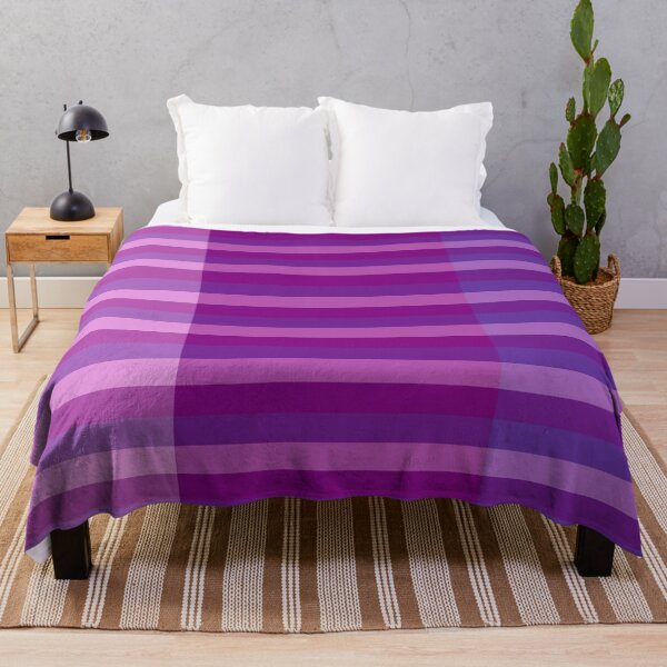 Item preview, Horizontal Line Pattern In Pink, Pale Magenta and Purple designed and sold by taiche.