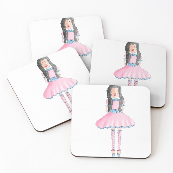 Item preview, Bailarina rosada, bailarina con trenzas, delicada designed and sold by DGFerredon.