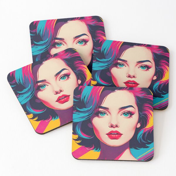 Item preview, Sultry Temptation: Portrait of a Woman with Kissable Lips designed and sold by GrizzlyCollective.