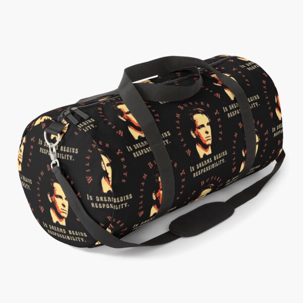 Item preview, William Butler Yeats portrait and quote: In dreams begins responsibility. designed and sold by artbleed.