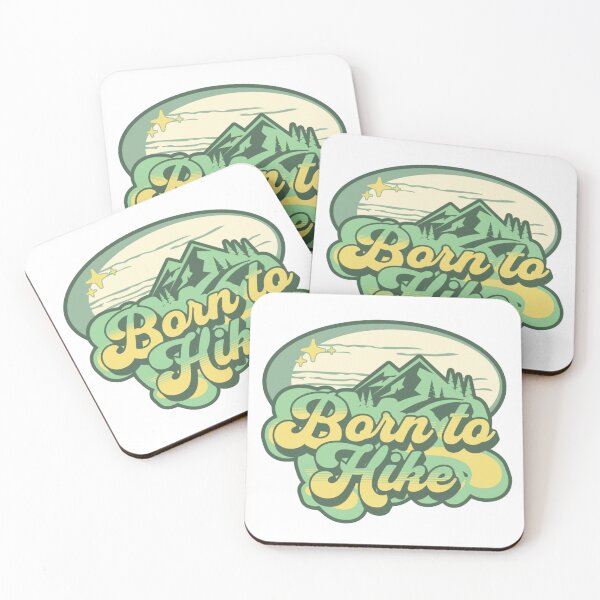 Item preview, Born To Hike | T-Shirt, Sticker designed and sold by NicolasGlowArt.