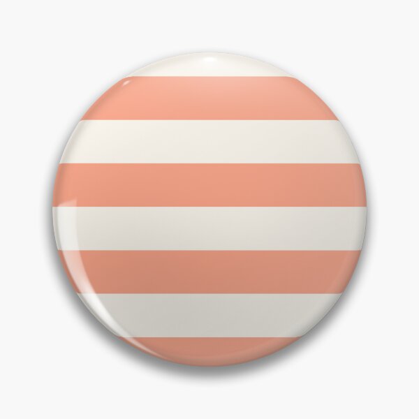 Item preview, Peach and cream stripes designed and sold by Home Cyn Home.