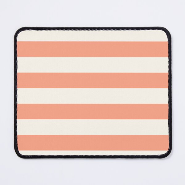 Item preview, Peach and cream stripes designed and sold by Home Cyn Home.