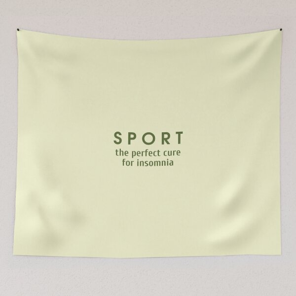 Item preview, Sport, the perfect cure for insomnia, Cool color art designed and sold by artdragongift 15.