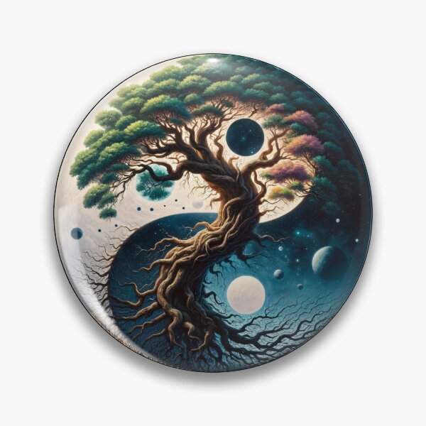 Item preview, World Tree Yin Yang designed and sold by MaddFictional.