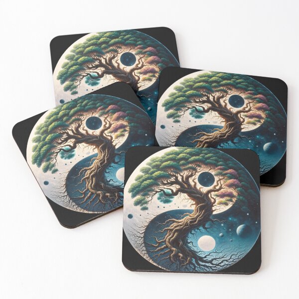 Item preview, World Tree Yin Yang designed and sold by MaddFictional.