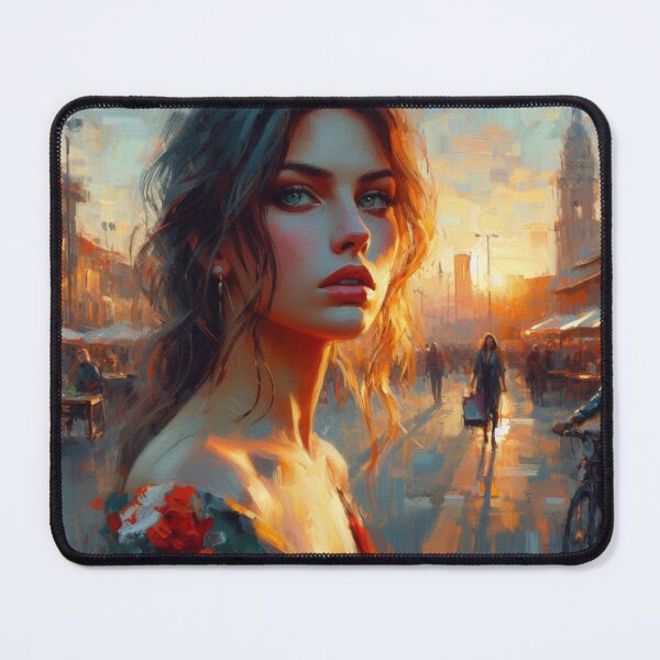Item preview, Urban Grace: A Moment Captured in Brushstrokes designed and sold by PyxolrStudio.
