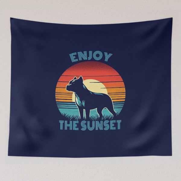 Item preview, Enjoy the Sunset - Retro - Stafford designed and sold by MugshotsAndMore.
