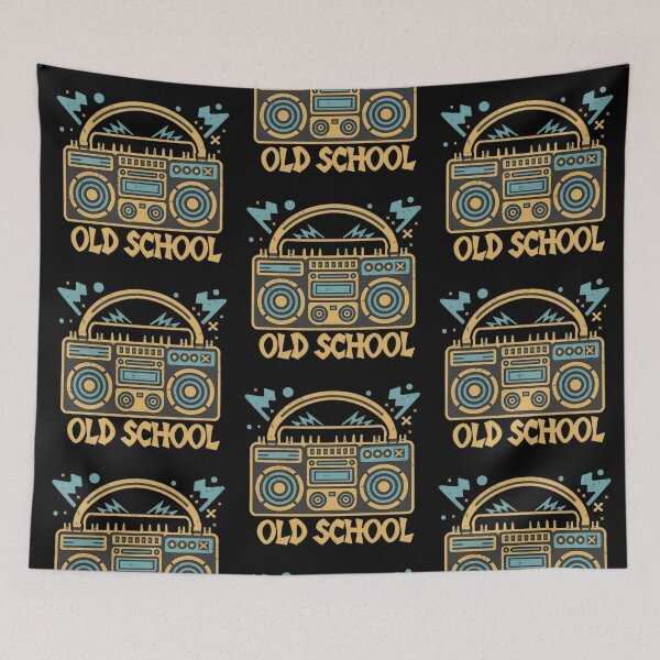 Item preview, Old School Boom Box designed and sold by PlanetMarker.