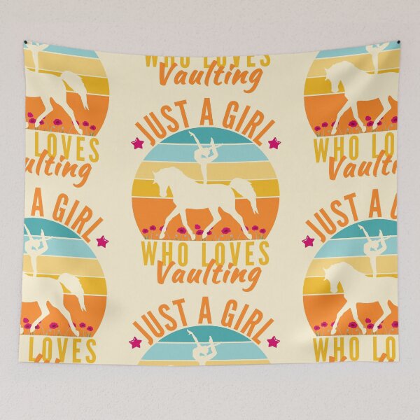 Item preview, Horse Vaulting just a girl who loves vaulting sunset designed and sold by Lady-Frost.