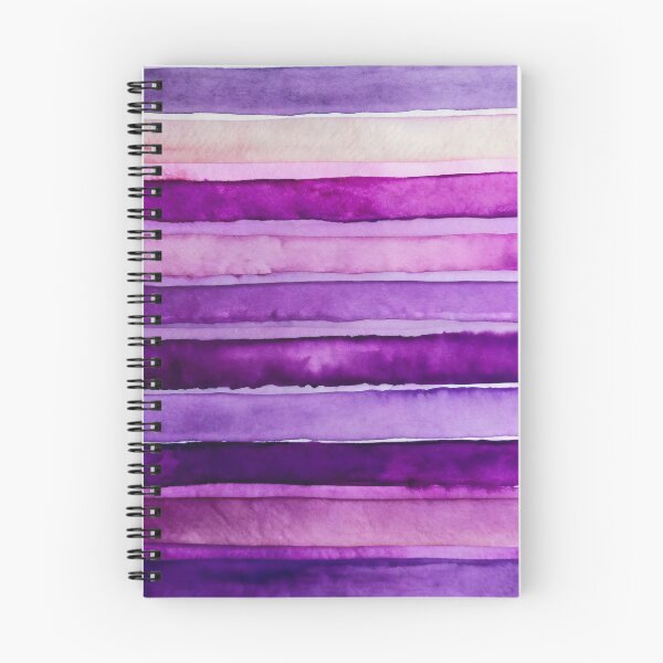 Item preview, Purple watercolor stripes pattern designed and sold by patterncrow.