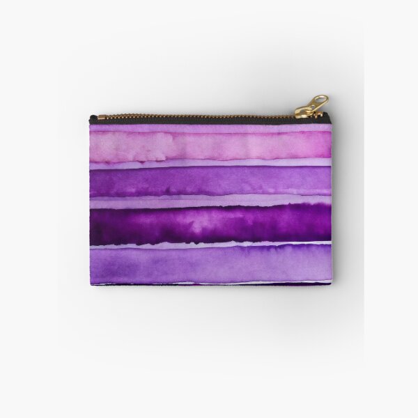 Item preview, Purple watercolor stripes pattern designed and sold by patterncrow.