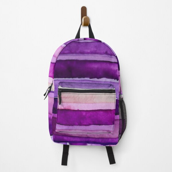Item preview, Purple watercolor stripes pattern designed and sold by patterncrow.