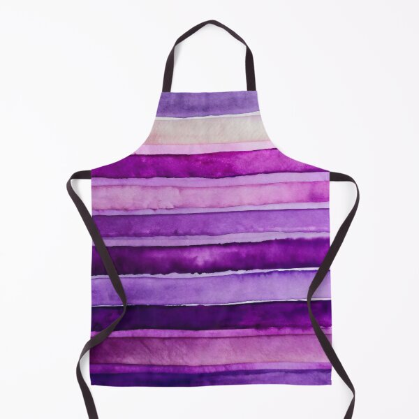 Item preview, Purple watercolor stripes pattern designed and sold by patterncrow.
