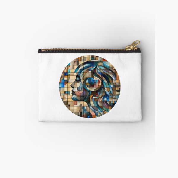 Item preview, Graphic Lady in a color's world - Patterns in mosaics style designed and sold by NovaMode.