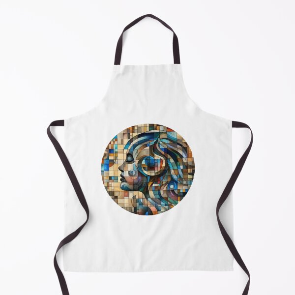 Item preview, Graphic Lady in a color's world - Patterns in mosaics style designed and sold by NovaMode.