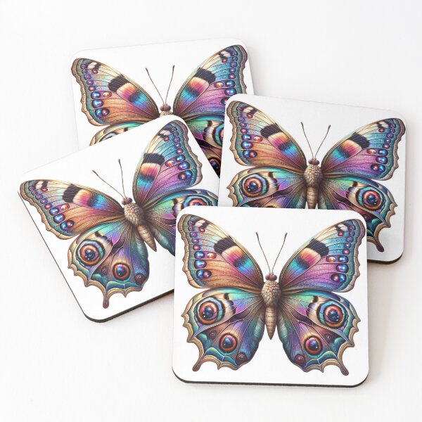 Item preview, butterfly, Vibrant Butterfly Sticker - Colorful and Artistic Decal for Nature Lovers, Perfect for Laptops, Water Bottles, Notebooks" designed and sold by AlphaPODMonkey.