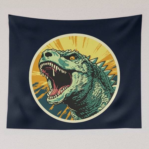 Item preview, godzilla roars in logo japanese style  designed and sold by MilkyBerryShop.