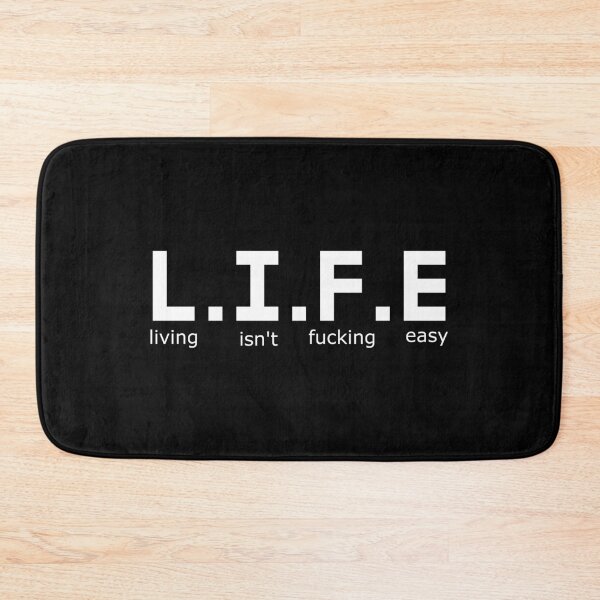Item preview, L.I.F.E - Living isn't fucking easy designed and sold by Jackson-Will.