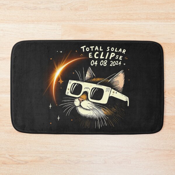 Item preview, Total Solar Eclipse Cat  designed and sold by HowToCanadian.