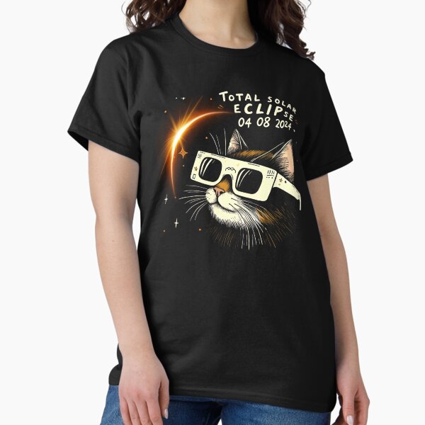 Item preview, Total Solar Eclipse Cat  designed and sold by HowToCanadian.