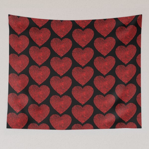 Item preview, Red Heart Whimsy: Funny Fingerprint Designs designed and sold by limos.