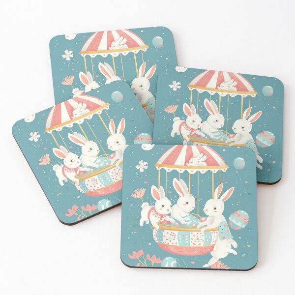 Item preview, The Joyful Bunny Carousel designed and sold by cute-animals99.
