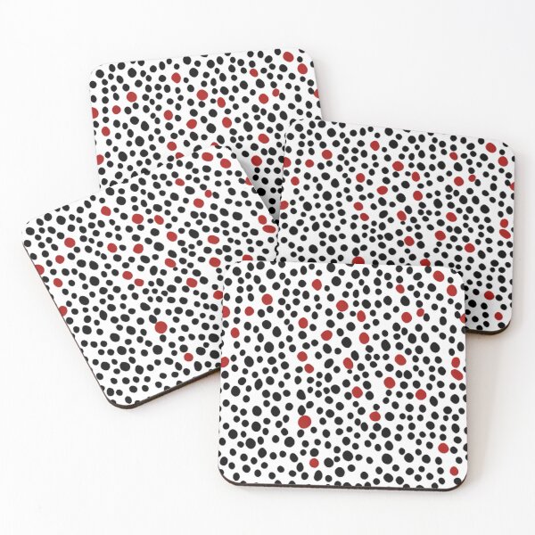Item preview, Black and red dots pattern designed and sold by jsebouvi.
