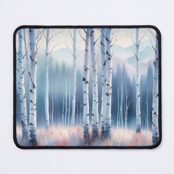 Item preview, Aspen Tree Watercolor Forest designed and sold by cikedo.