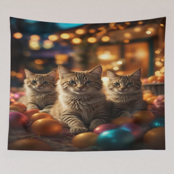 Item preview, Luminous Whiskers designed and sold by Enchanting Art Vista.