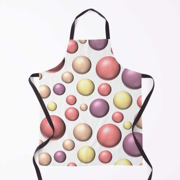 Item preview, sweet 3D pink yellow purple ball, bubble seamless patter designed and sold by pipikijung.