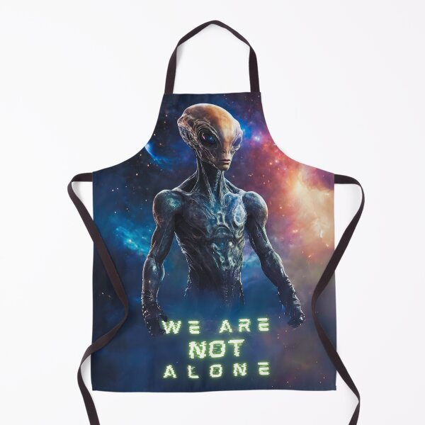 Item preview, We Are Not Alone Alien designed and sold by CosmicVenture.