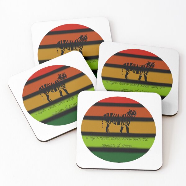 Item preview, tiger quote designed and sold by JK-motivation.
