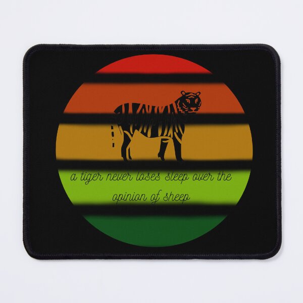 Item preview, tiger quote designed and sold by JK-motivation.
