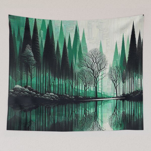 Item preview, green woods designed and sold by  Mudikeys.