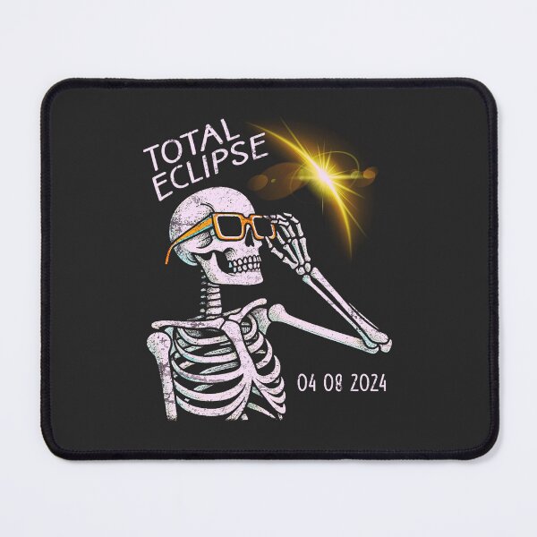 Item preview, Total Solar Eclipse 2024 Skeleton  designed and sold by HowToCanadian.