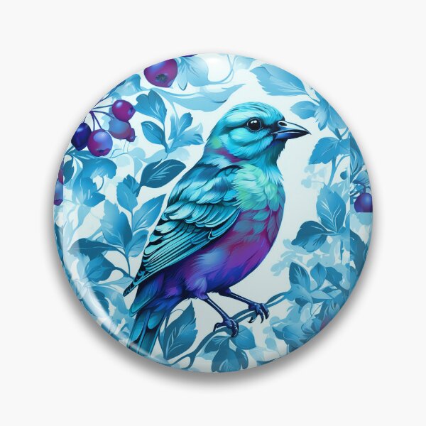 Item preview, Bright blue bird designed and sold by Flowersonstuff.