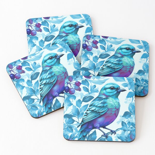 Item preview, Bright blue bird designed and sold by Flowersonstuff.