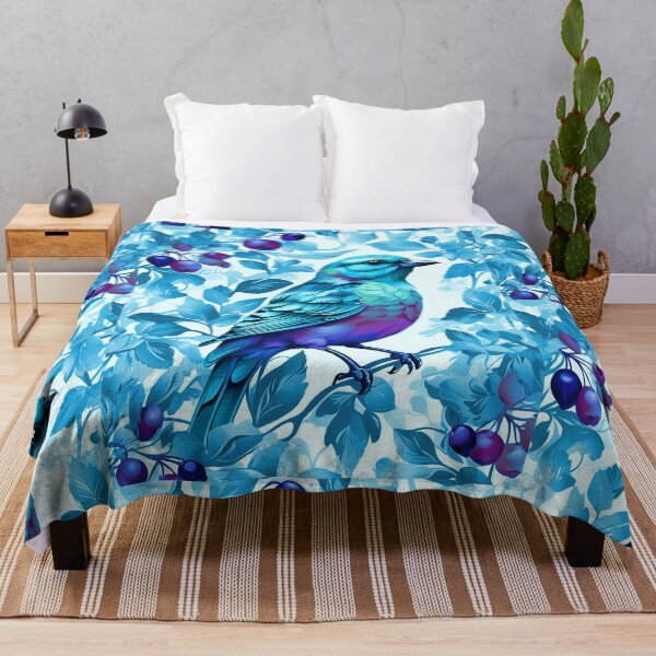 Item preview, Bright blue bird designed and sold by Flowersonstuff.