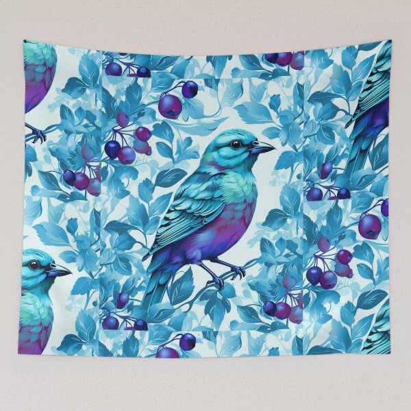 Item preview, Bright blue bird designed and sold by Flowersonstuff.