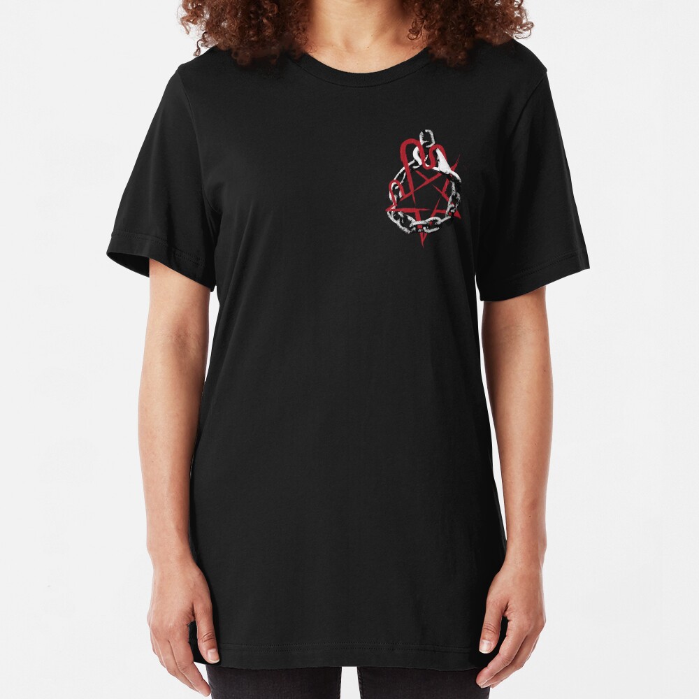 Cactagram Chains Slim Fit T-Shirt