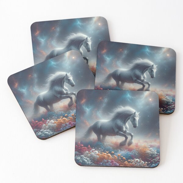 Item preview, Horse in a flower meadow designed and sold by Pferde-Fanshop.