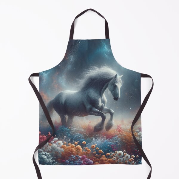 Item preview, Horse in a flower meadow designed and sold by Pferde-Fanshop.