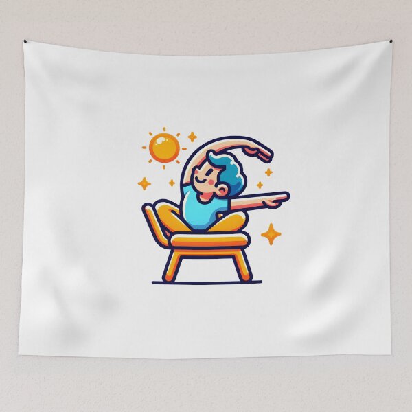 Item preview, Joyful Chair Yoga Funny Gifts designed and sold by BadhbhArt.