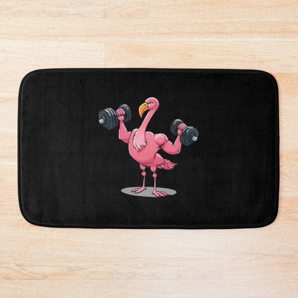 Item preview, Flamingo With Dumbbells designed and sold by Amzg-Designs.
